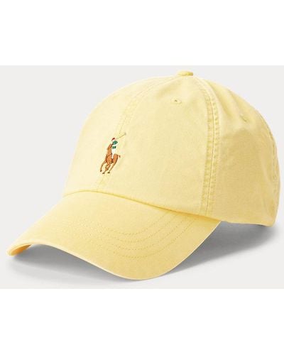 Polo Ralph Lauren Stretch-cotton Twill Ball Cap - Yellow