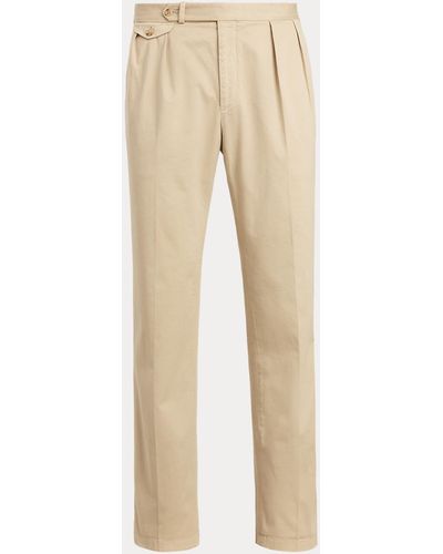 Polo Ralph Lauren Pantalon à pinces en chino stretch - Neutre