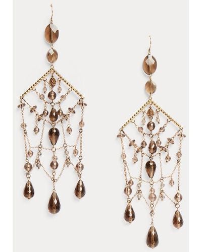 Ralph Lauren Collection Orecchini chandelier in ottone anticato - Metallizzato