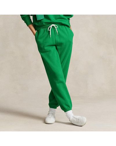 Ralph Lauren Fleece Athletic Pants - Green