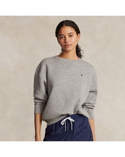 Polo Ralph Lauren Rundhalspullover aus Fleece - Grau