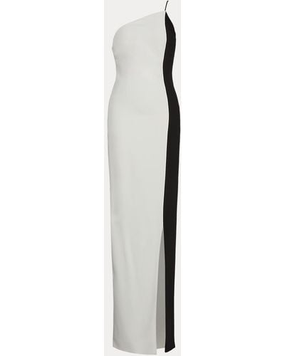 Ralph Lauren Collection Fabricio Two-tone Evening Dress - White