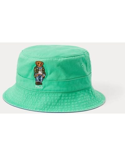 Polo Ralph Lauren Sombrero de pescador de sarga - Verde