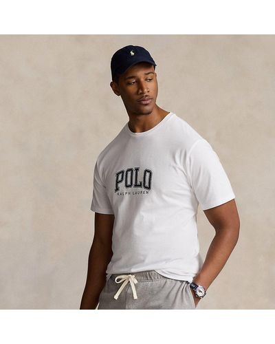 Polo Ralph Lauren Große Größen - Jersey-T-Shirt mit Logo - Weiß