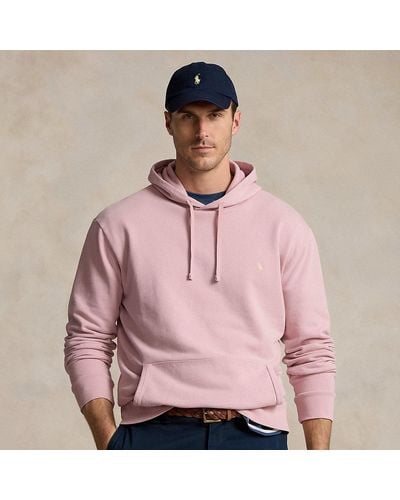 Ralph Lauren Große Größen - Kapuzenpullover aus Loopback-Fleece - Pink