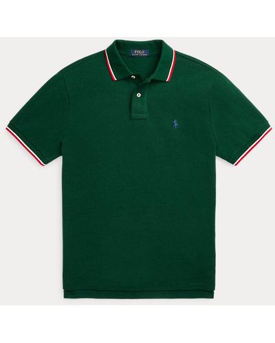 Polo Ralph Lauren Poloshirt 710680784292 Custom Slim Fit in Blau