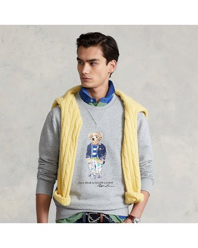 Ralph Lauren Polo Bear Fleece Sweatshirt - Gray
