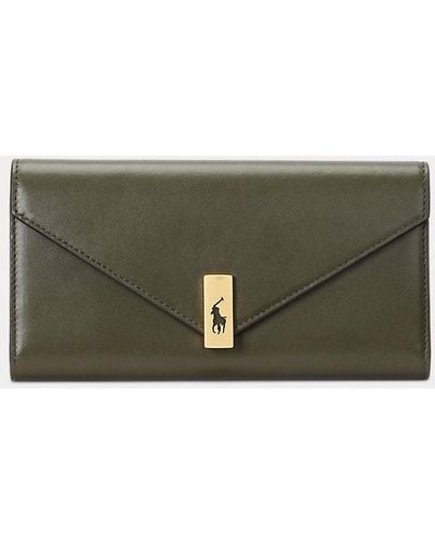 Polo Ralph Lauren Polo Id Leather Wallet - Green