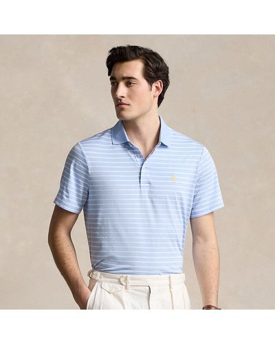 Ralph Lauren Classic Fit Performance Polo Shirt - Blue