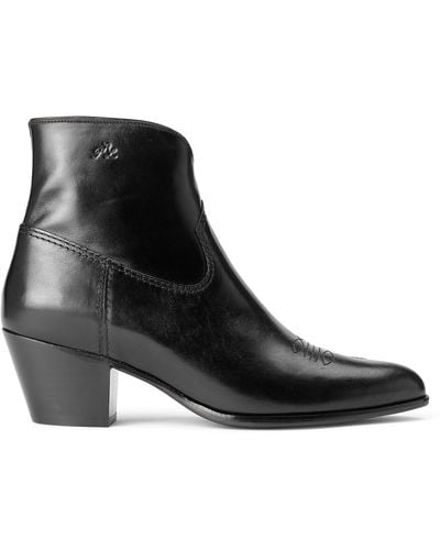Polo Ralph Lauren Lucille Leather Boot - Black
