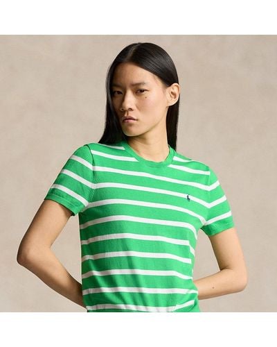 Polo Ralph Lauren Striped Short-sleeve Jumper - Green
