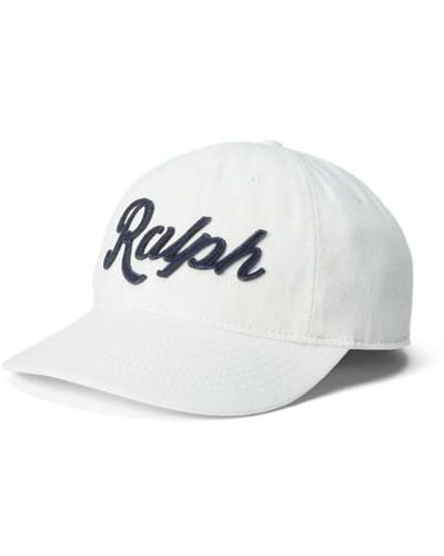 Polo Ralph Lauren Ralph Lauren Logo Twill Ball Cap - White