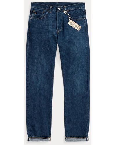 RRL Jeans Eastridge con cimosa Slim-Fit - Blu