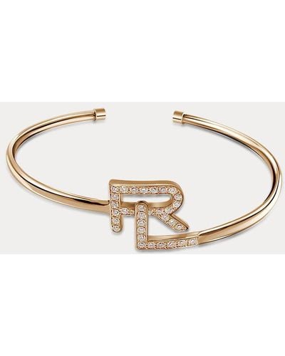 Ralph Lauren Rl 18k Rose Gold & Diamond Bangle - Metallic