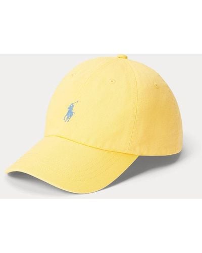 Polo Ralph Lauren Cotton Chino Ball Cap - Yellow