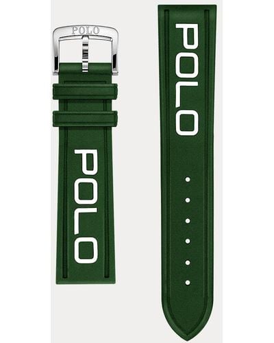 Polo Ralph Lauren Polo-Uhrenarmband aus Gummi - Grün