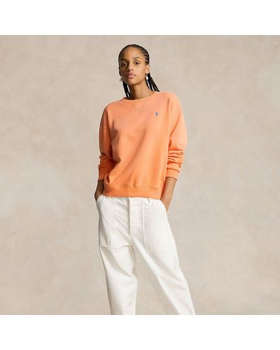 Polo Ralph Lauren Jersey de felpa ligera y cuello redondo - Naranja