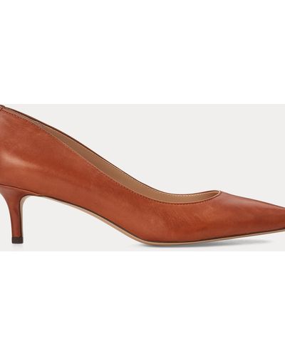 Ralph Lauren Ralph Lauren Adrienne Leather Pump - Brown