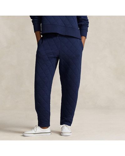 Polo Ralph Lauren Quilted Athletic Trouser - Blue