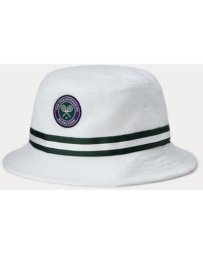 Polo Ralph Lauren Wimbledon Reversible Terry Bucket Hat - White