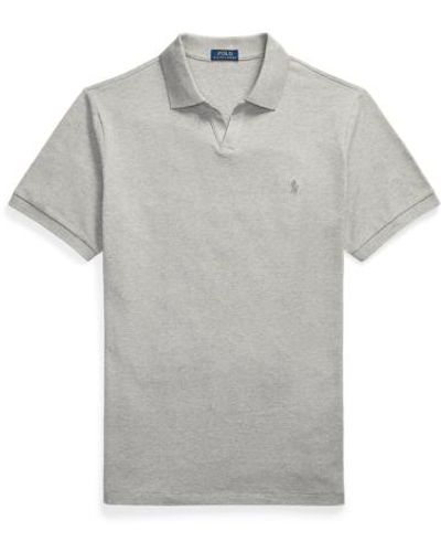 Ralph Lauren Große Größen - Poloshirt aus Stretch-Piqué - Grau