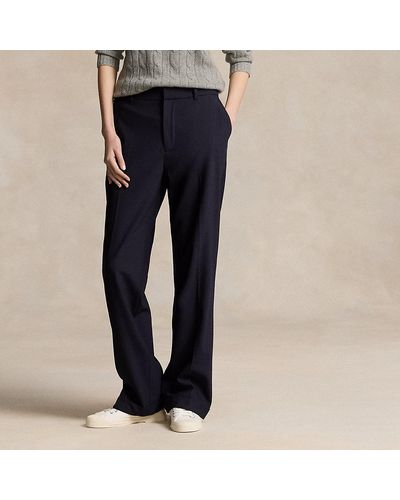 Polo Ralph Lauren Relaxed-Straight-Fit Hose mit hohem Bund - Blau