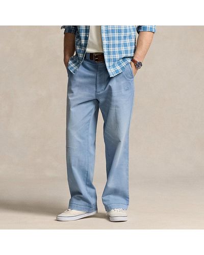 Ralph Lauren Pantaloni chino Big-Fit - Blu