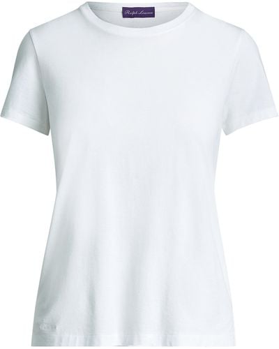 Ralph Lauren Collection Cotton Crewneck T-shirt - White