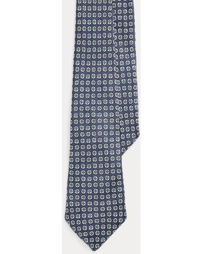 Polo Ralph Lauren Vintage-inspired Neat Linen Tie - Blue