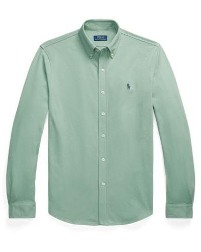 Polo Ralph Lauren Hemd aus federleichtem Piqué - Grün