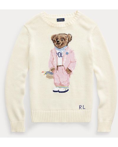 Polo Ralph Lauren Pullover mit Picnic Polo Bear - Mehrfarbig