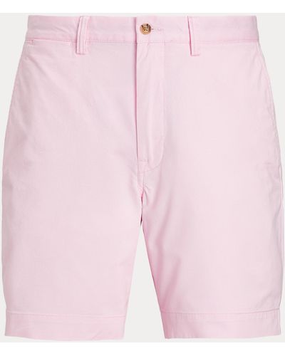 Polo Ralph Lauren Straight Fit Stretch Chino Short, 20 Cm - Roze