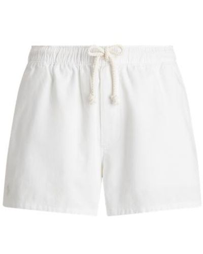 Polo Ralph Lauren Pantalón corto de sarga de algodón - Blanco