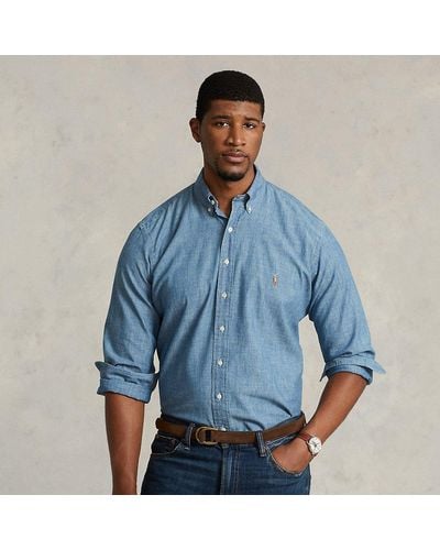 Universal Works- Western Shirt Indigo Chambray – Providence