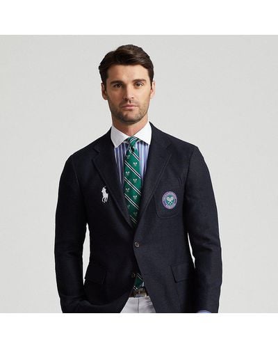Polo Ralph Lauren Wimbledon Wool-linen Umpire Blazer - Blue