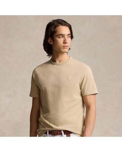 Polo Ralph Lauren Classic Fit Jersey Crewneck T-shirt - Natural