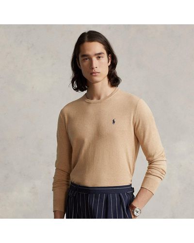 Polo Ralph Lauren Slim-Fit Pullover aus Baumwolle - Natur