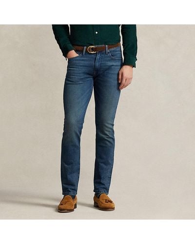 Polo Ralph Lauren Sullivan Slim Jeans Met Stretch - Blauw