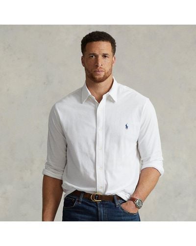 Ralph Lauren Camisa De Piqué Ultraligera - Blanco