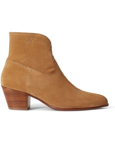 Polo Ralph Lauren Lucille Leather Boot - Brown