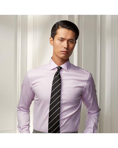 Ralph Lauren Purple Label Easy Care Keperstof Overhemd - Paars