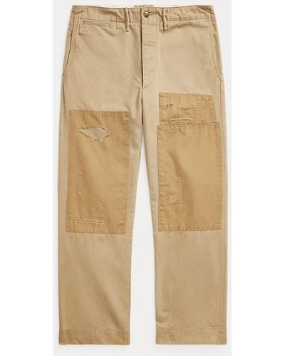 RRL Repaired Twill Field Trouser - Natural