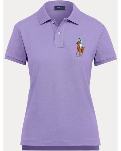 Ralph Lauren Camiseta Polo para mujer - Morado