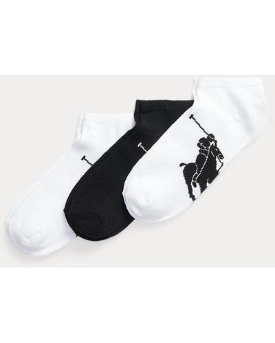 Polo Ralph Lauren Big Pony Sock 3-pack - White