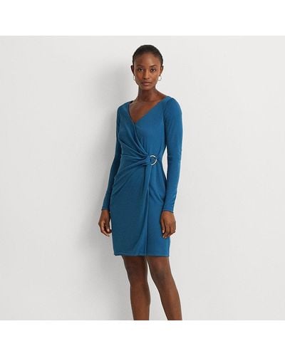 Lauren by Ralph Lauren Abito da cocktail in jersey stretch - Blu