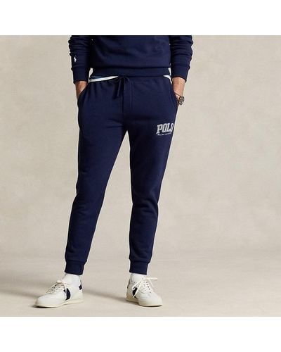 Polo Ralph Lauren Fleece joggingbroek Met Logo - Blauw