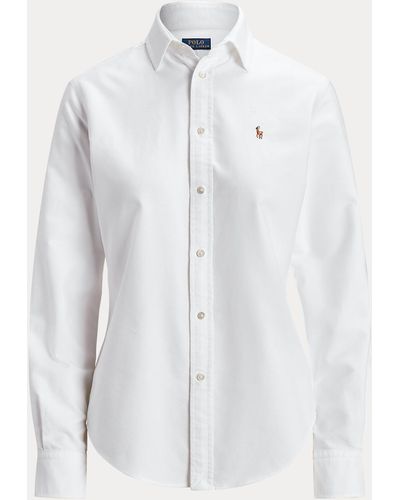 Polo Ralph Lauren Classic Fit Oxford Overhemd - Wit