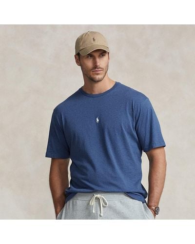 Polo Ralph Lauren Polo Ralph Lauren - Tallas Grandes - Camiseta de punto con cuello redondo - Azul