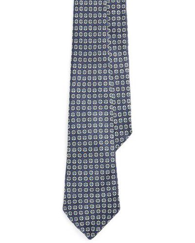 Polo Ralph Lauren Vintage-inspired Neat Linen Tie - Blue