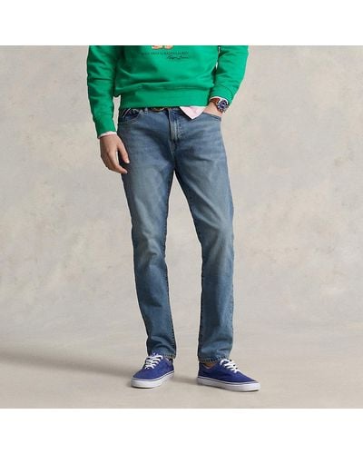 Polo Ralph Lauren Sullivan Slim Jeans Met Stretch - Blauw